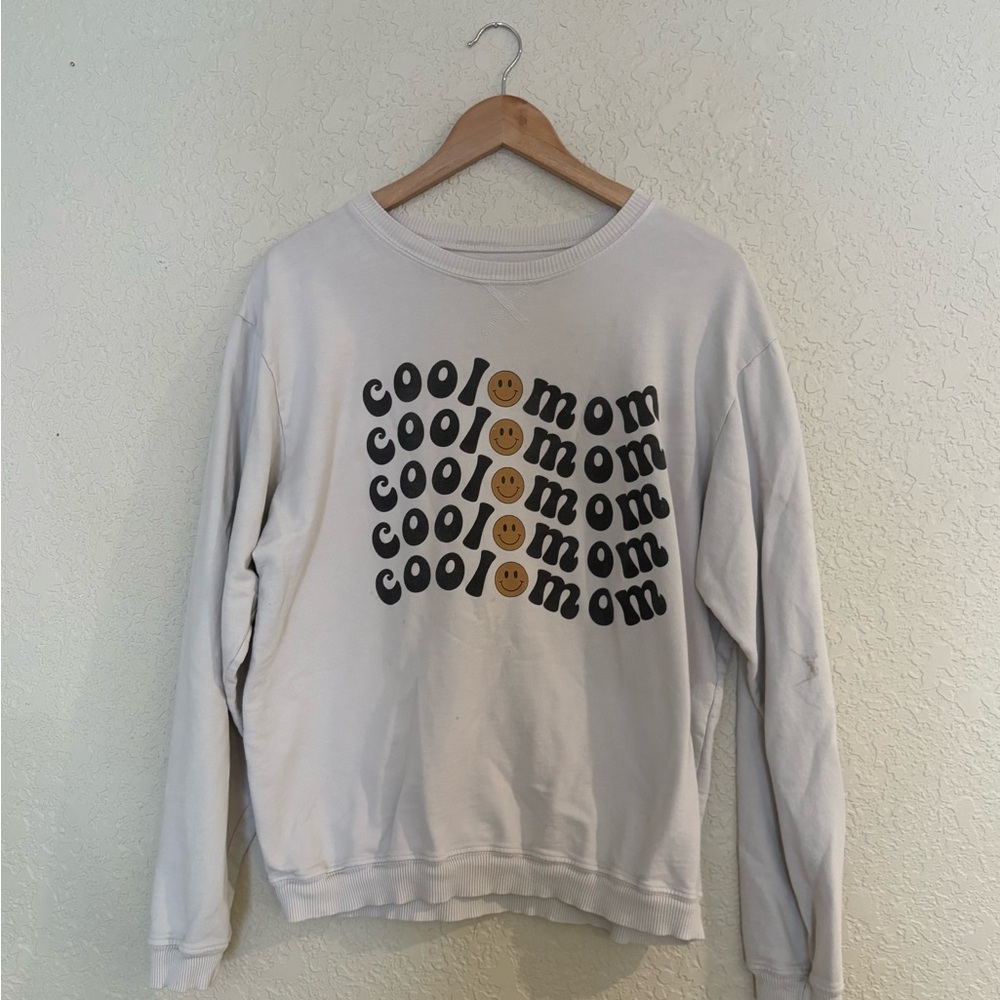 Karrie Locher “Cool Mom” crew neck